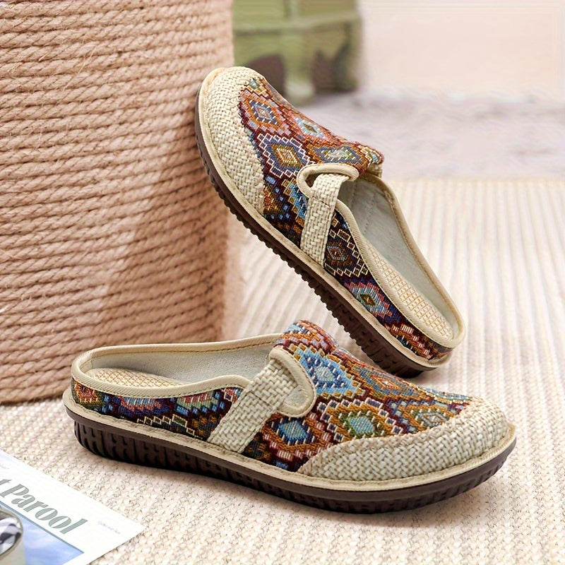 Orlena™ | Zuecos Tejidos Estilo Bohemio