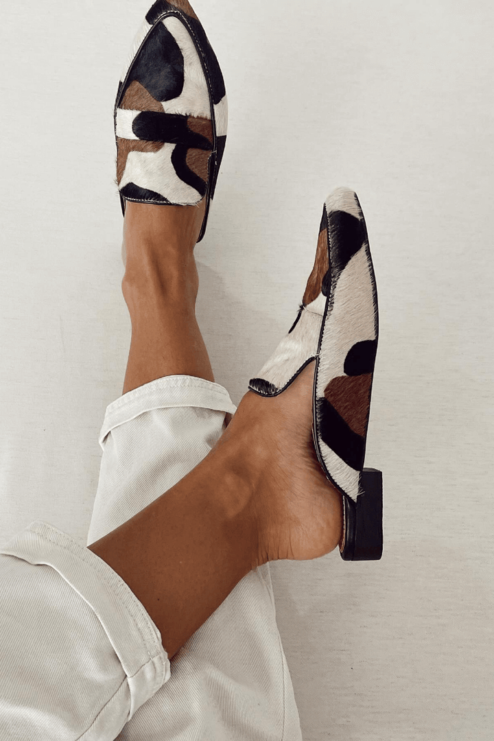Rory | Mocasines Chic en Cuero Estampado