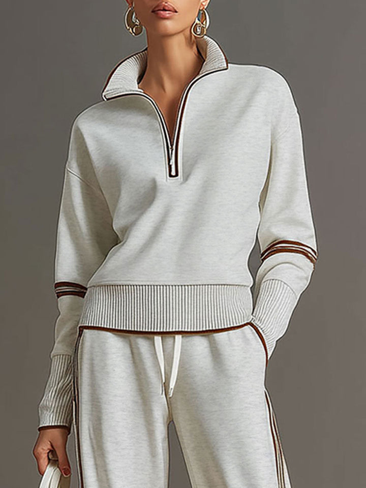 BLUSA Y PANTALÓN DE PIERNAS ANCHAS