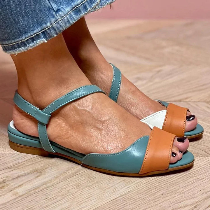 SANDALIAS DE BLOQUES DE COLOR