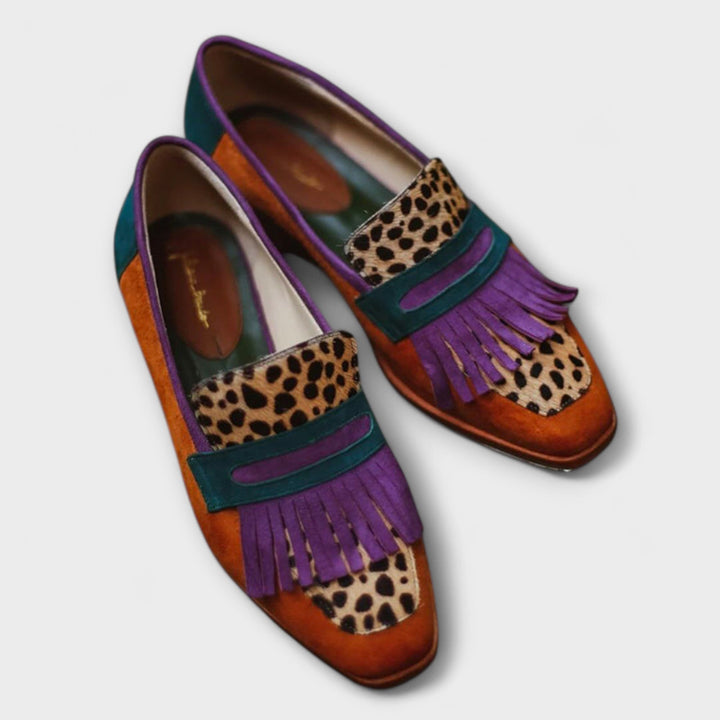 Fallon™ | Mocasines Marrón Leopardo