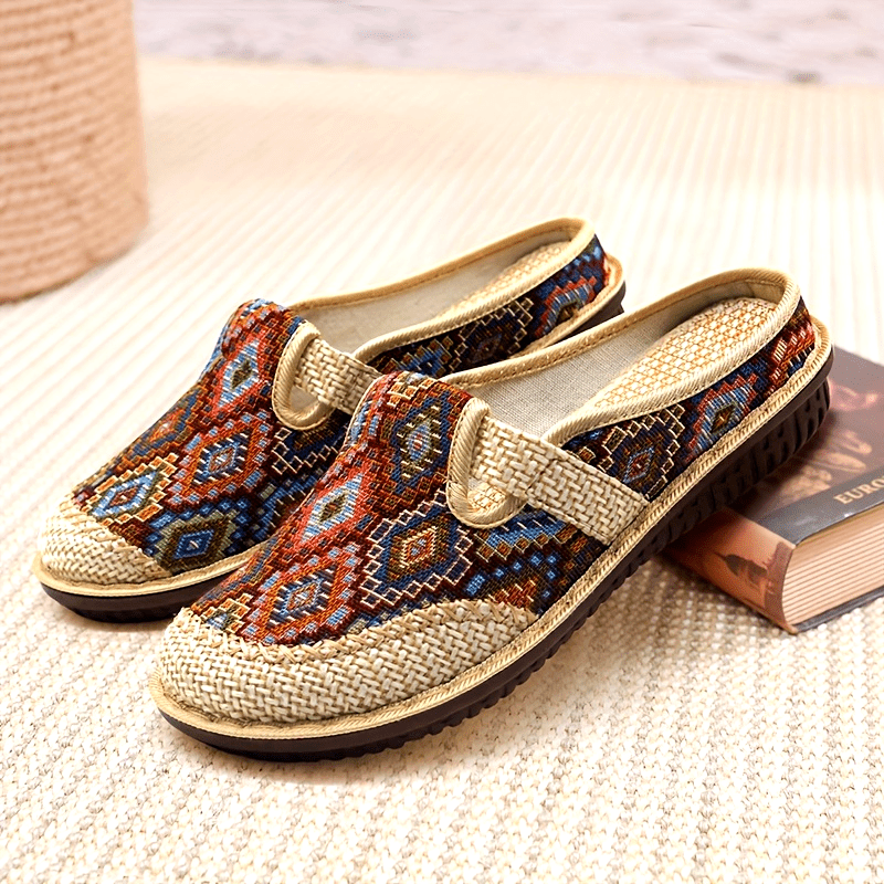 Orlena™ | Zuecos Tejidos Estilo Bohemio