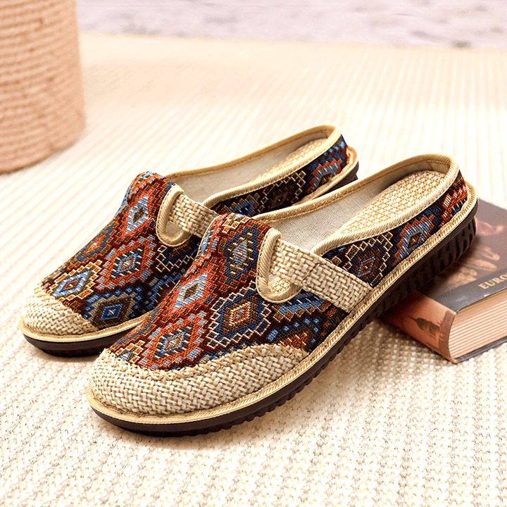 Orlena™ | Zuecos Tejidos Estilo Bohemio