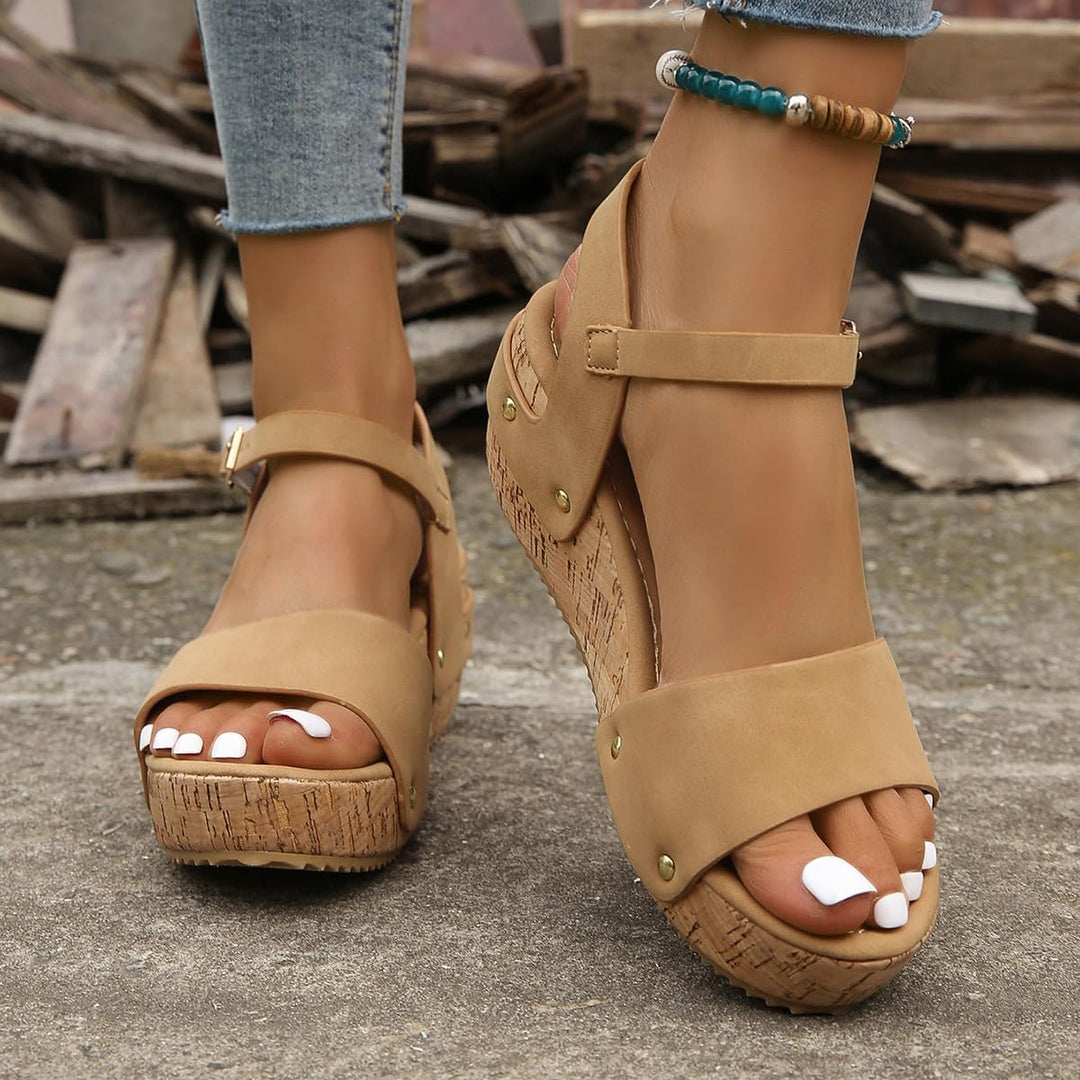 Daniela – Sandalias Elegantes con Cuña