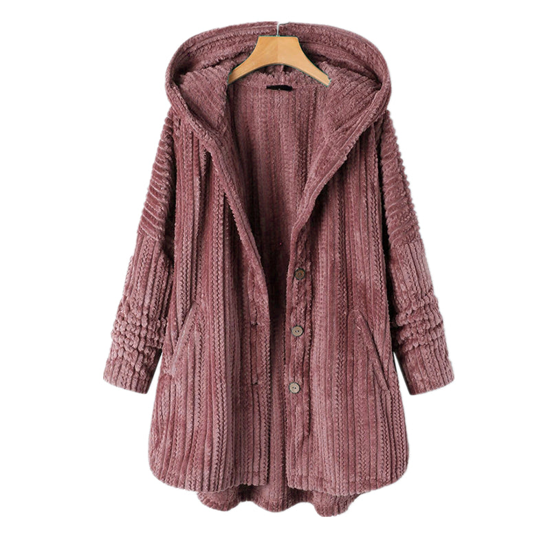 Manuela™ - Abrigo de invierno con solapa