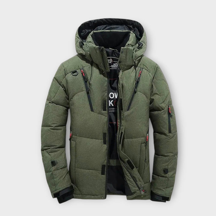 Álvaro | Parka masculina de invierno sólida