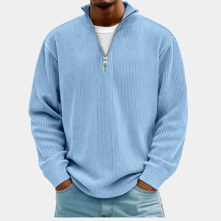 Martín™ | Jersey Elegante de Media Cremallera