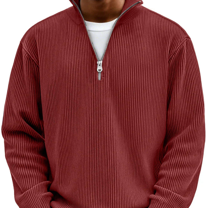 Martín™ | Jersey Elegante de Media Cremallera