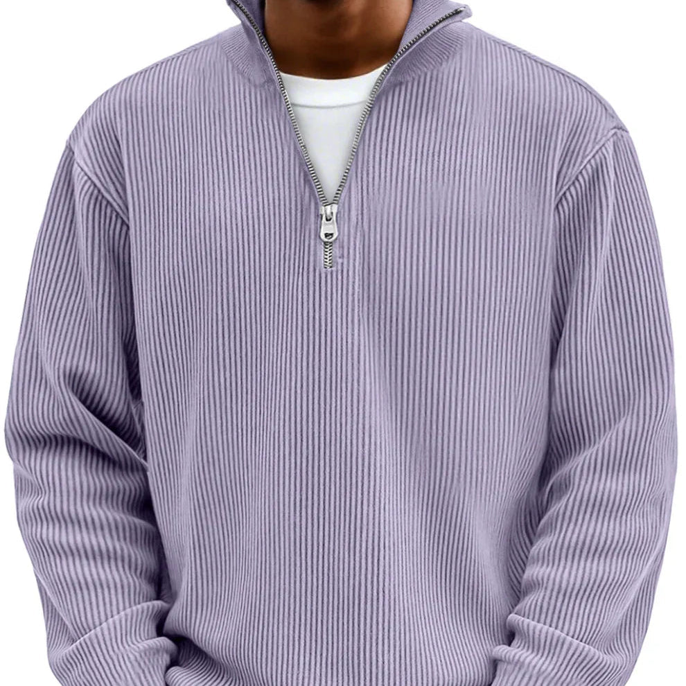 Martín™ | Jersey Elegante de Media Cremallera