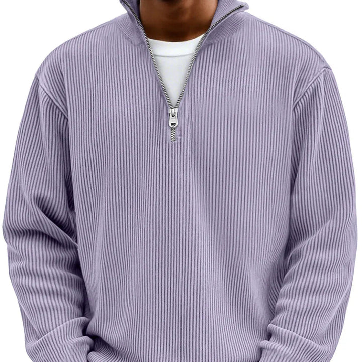 Martín™ | Jersey Elegante de Media Cremallera