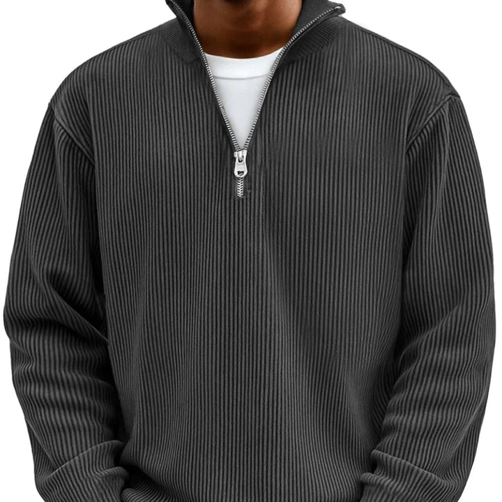 Martín™ | Jersey Elegante de Media Cremallera