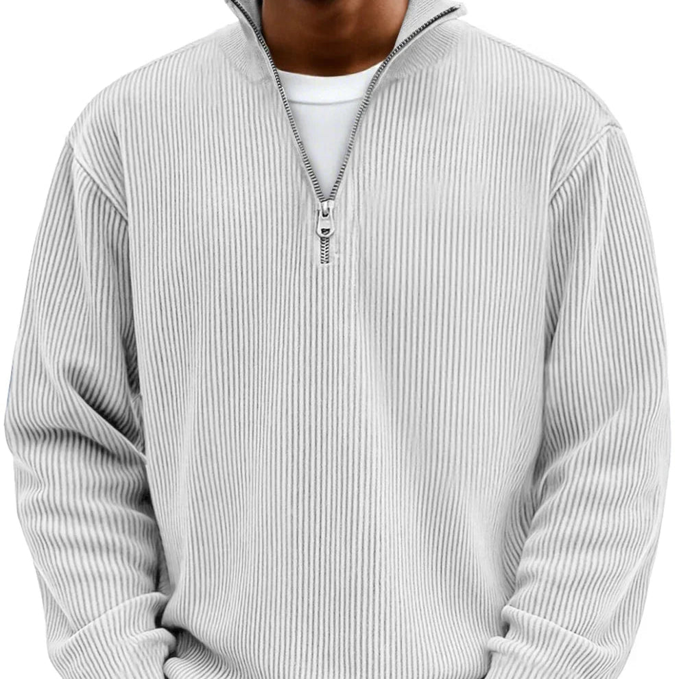 Martín™ | Jersey Elegante de Media Cremallera