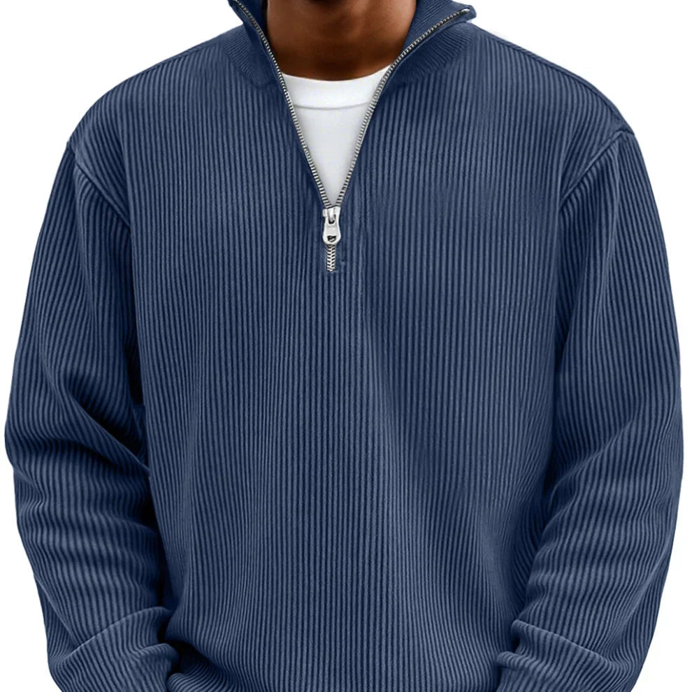 Martín™ | Jersey Elegante de Media Cremallera