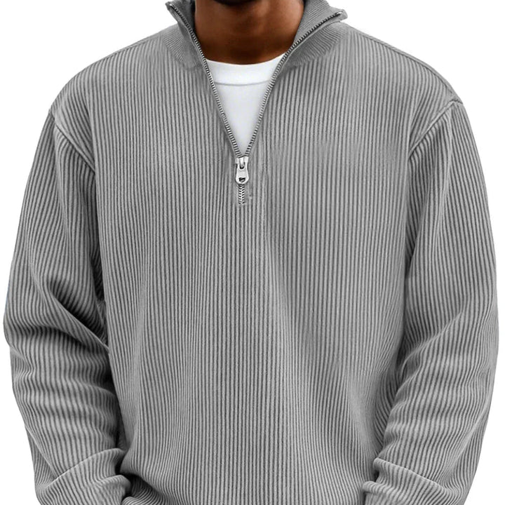 Martín™ | Jersey Elegante de Media Cremallera