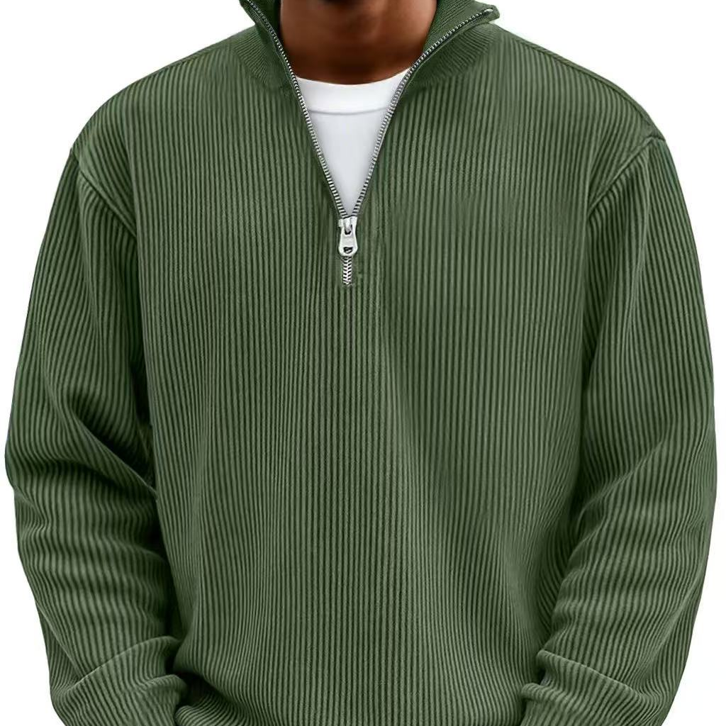 Martín™ | Jersey Elegante de Media Cremallera
