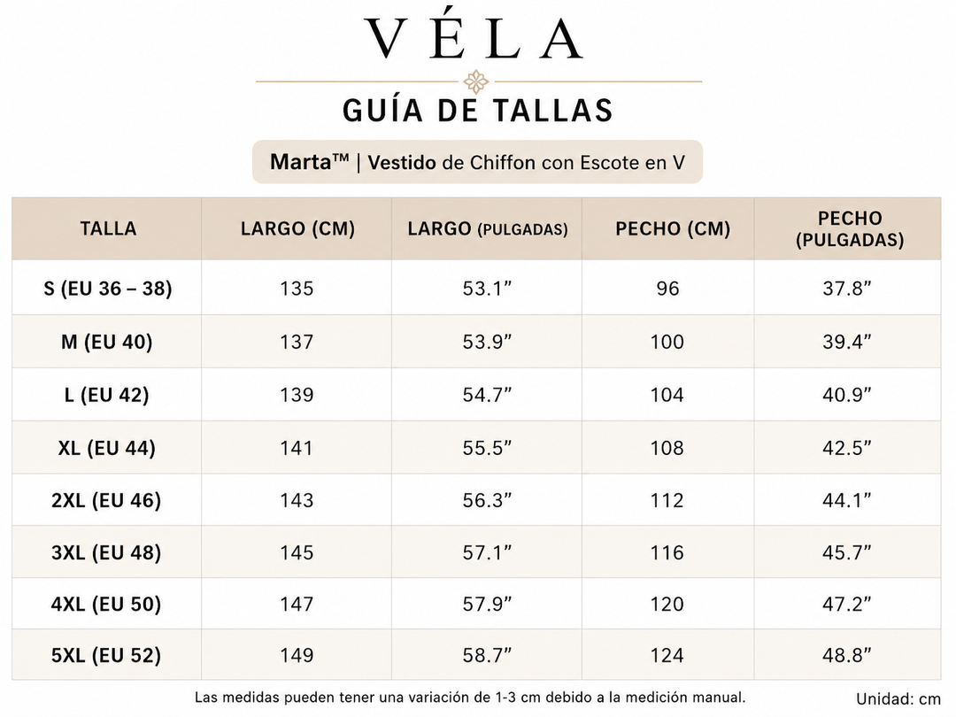 Marta™ | Vestido de Chiffon con Escote en V