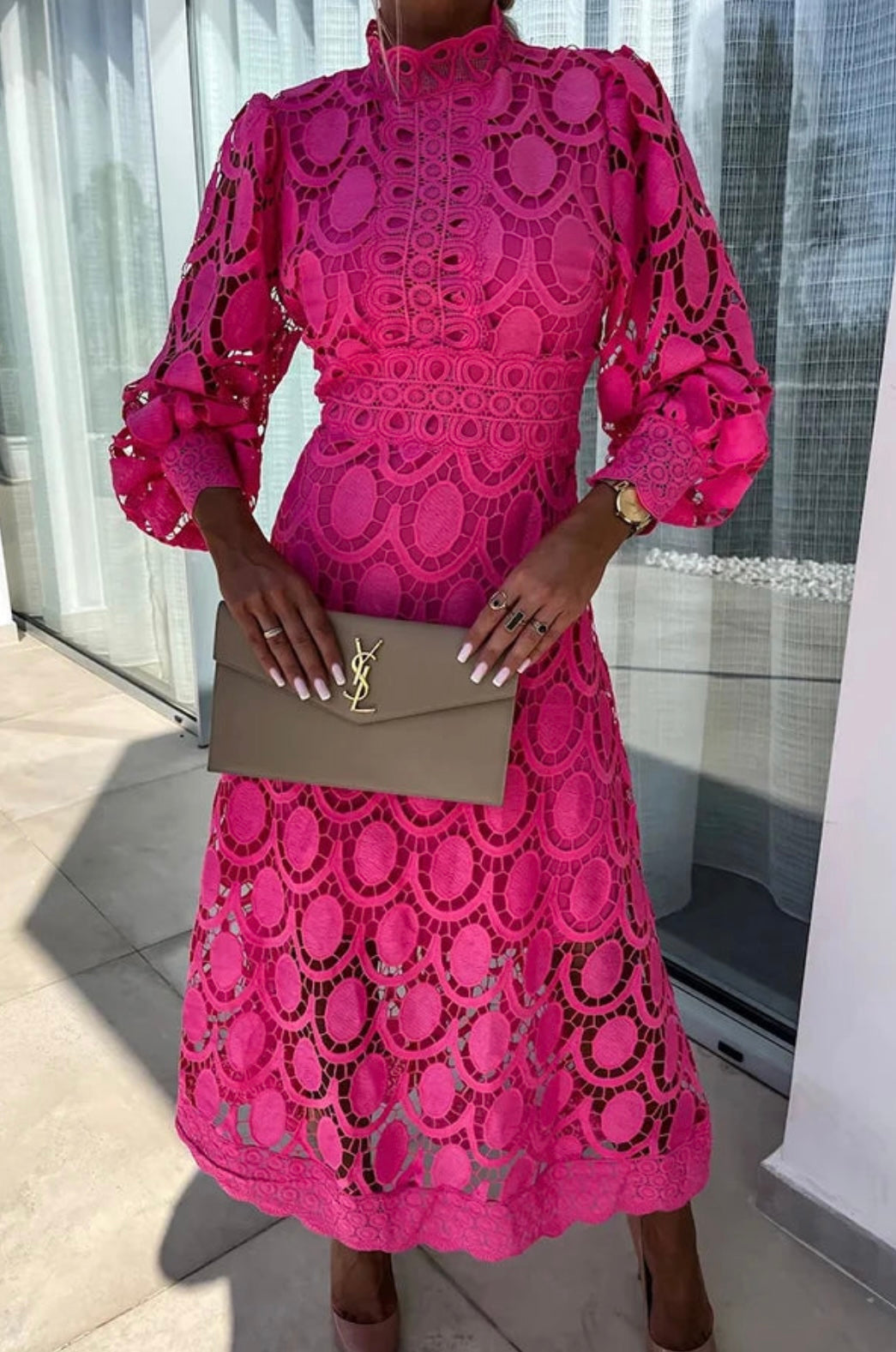 Paula™ | Vestido midi elegante de encaje