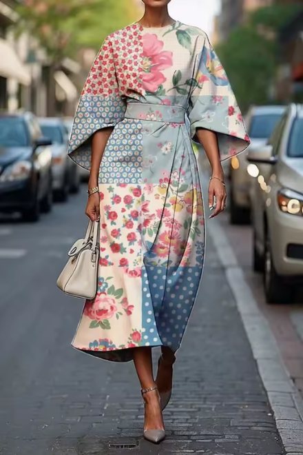Élise | Robe Royale Fleurie