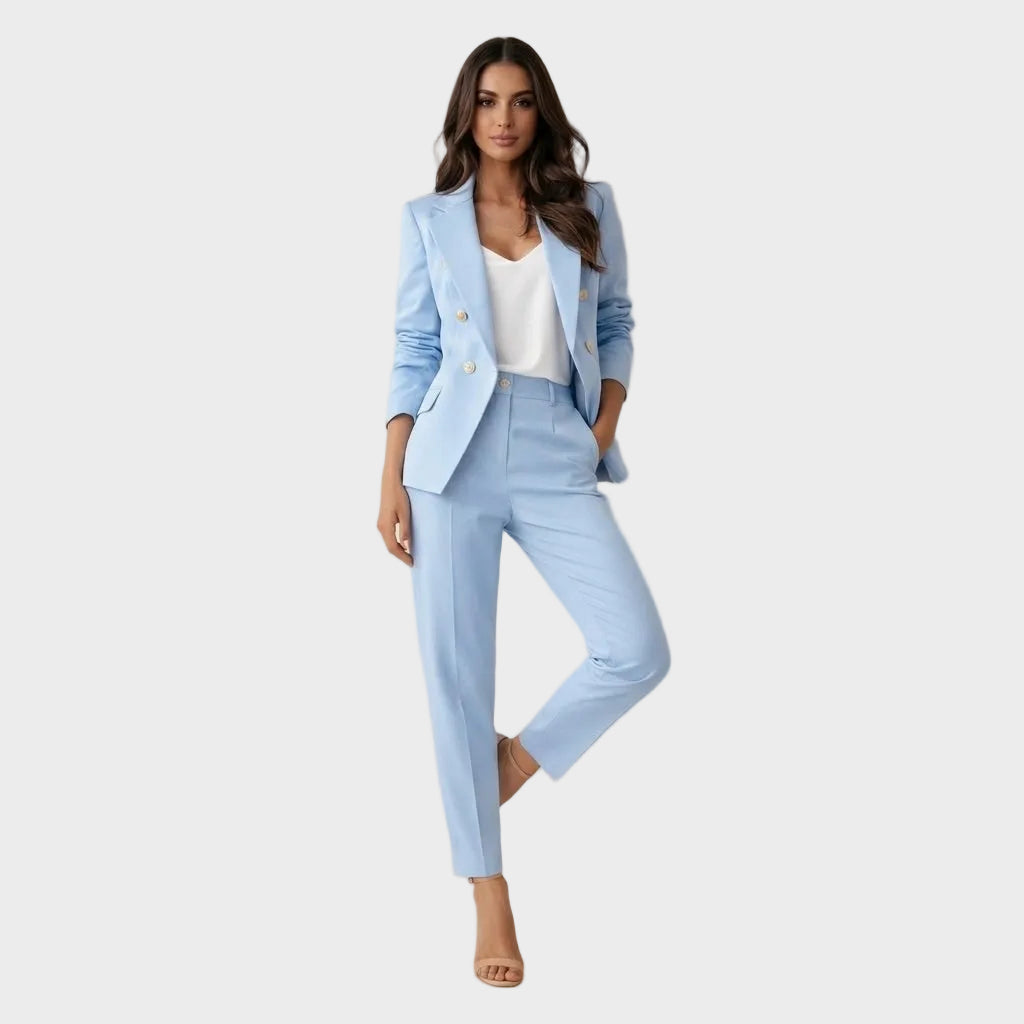 Mariana | Traje con plumas