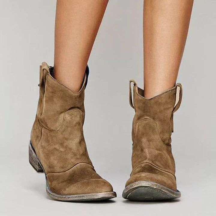 Clara - Botas Ortopédicas de Ante