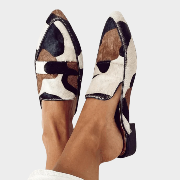 Rory | Mocasines Chic en Cuero Estampado