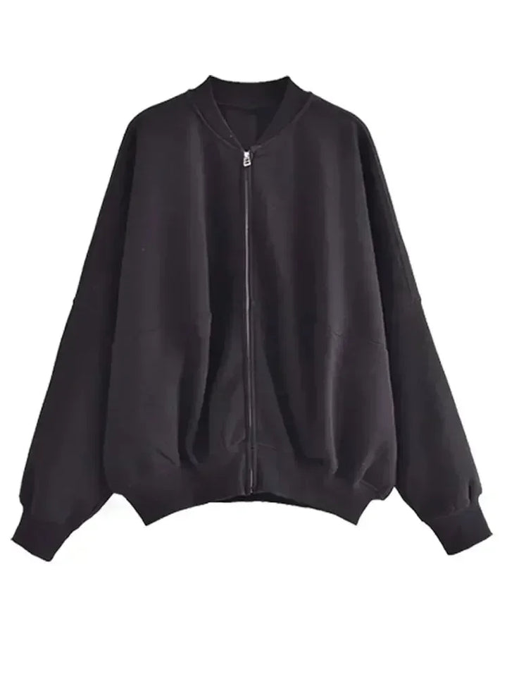 Conjunto Femenino de 2 Piezas – Sudadera Fleece & Pantalón de Talle Alto