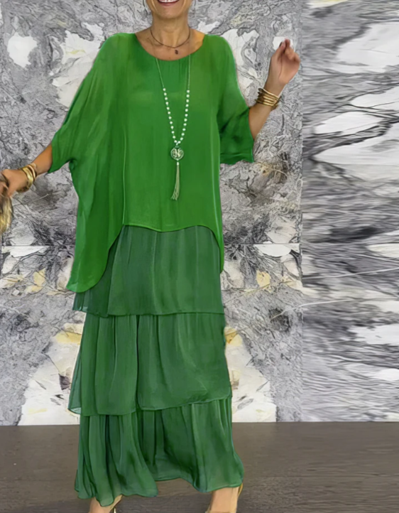 Lucille™ | Vestido Maxi Elegante y Fluido