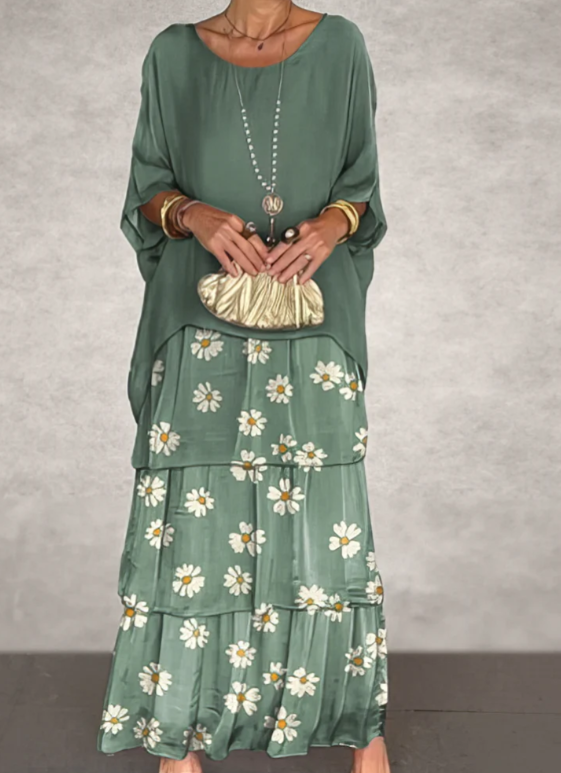 Lucille™ | Vestido Maxi Elegante y Fluido