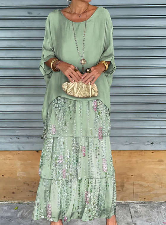 Lucille™ | Vestido Maxi Elegante y Fluido