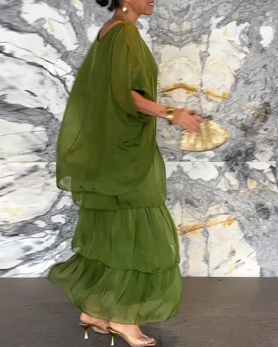 Lucille™ | Vestido Maxi Elegante y Fluido