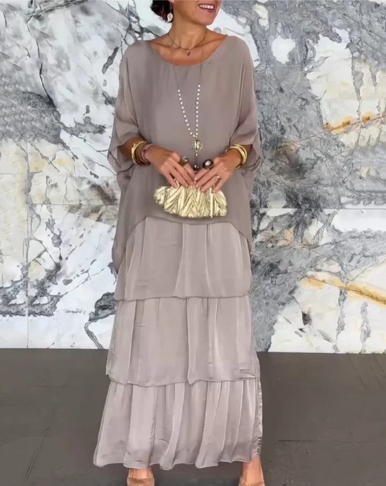 Lucille™ | Vestido Maxi Elegante y Fluido