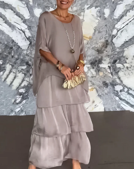 Lucille™ | Vestido Maxi Elegante y Fluido