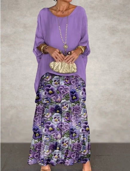 Lucille™ | Vestido Maxi Elegante y Fluido