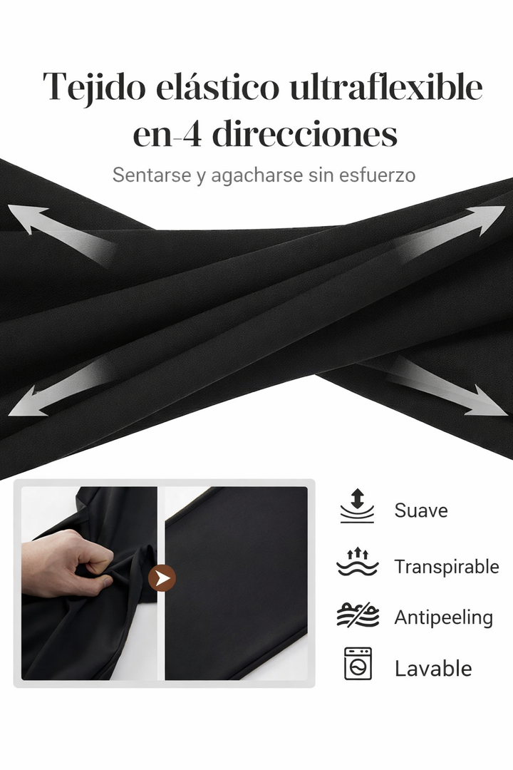 Solo quedan 3 días: ¡50 % de descuento! Pantalones de traje de mujer de cintura alta