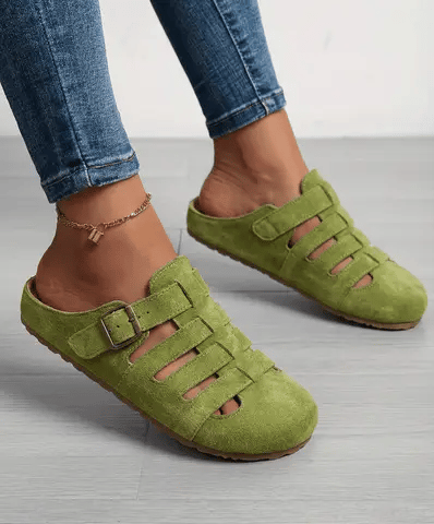 Natalia | Sandalias mule slip-on cómodas