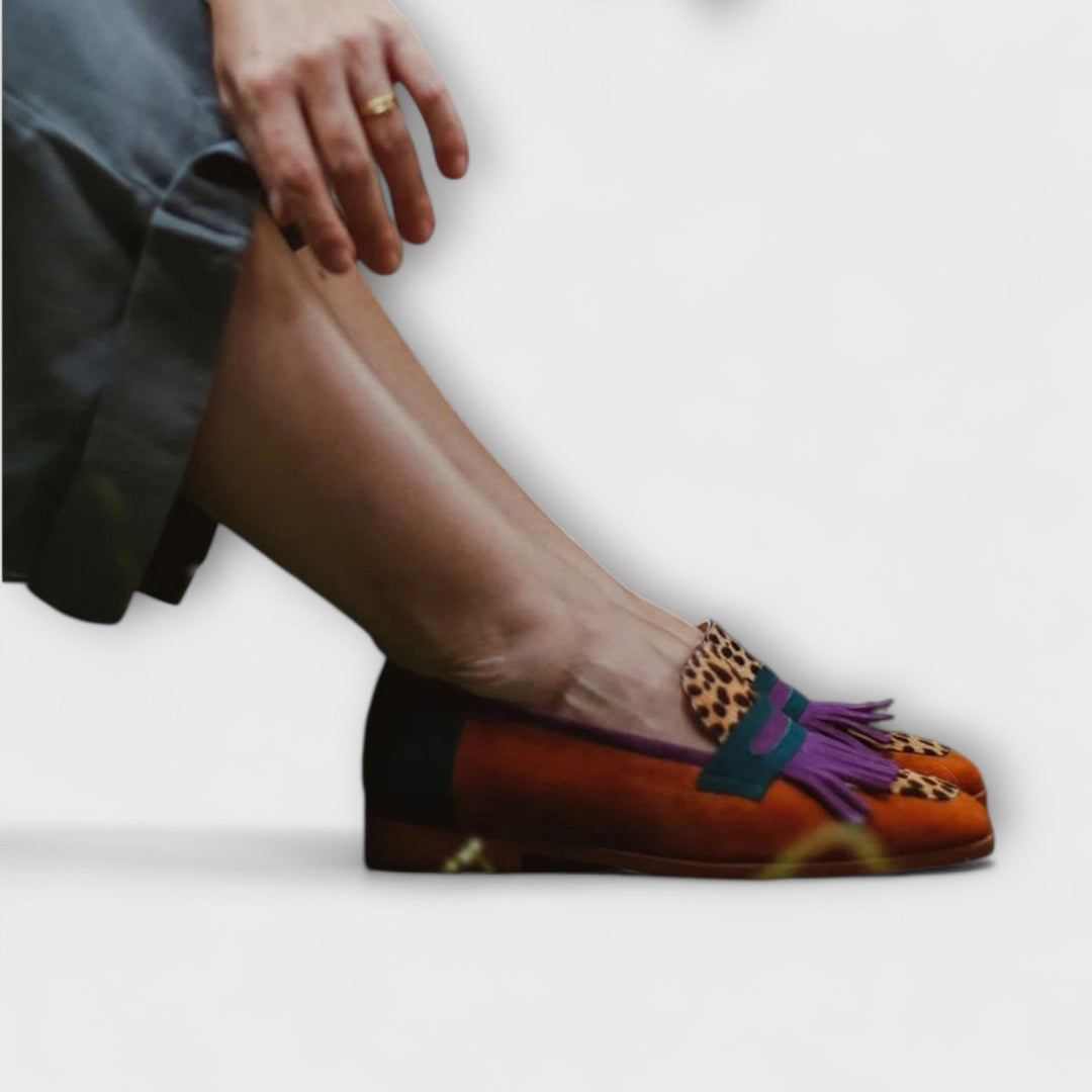 Fallon™ | Mocasines Marrón Leopardo