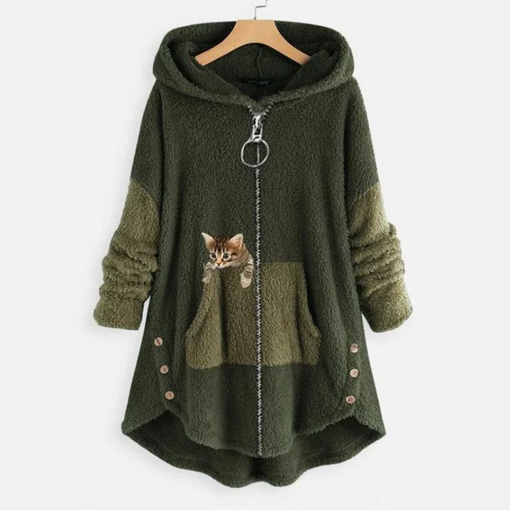 Vanda | Chaqueta cálida y suave, tan abrazable como un oso de peluche