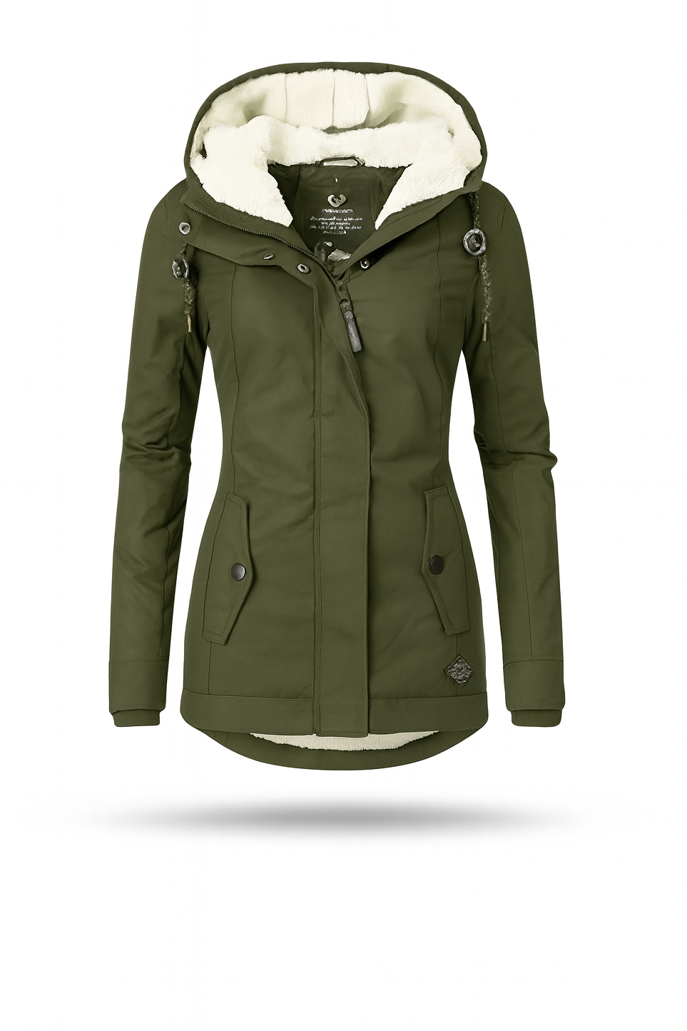 Soraya | Chaqueta Larga Impermeable con Capucha y Forro
