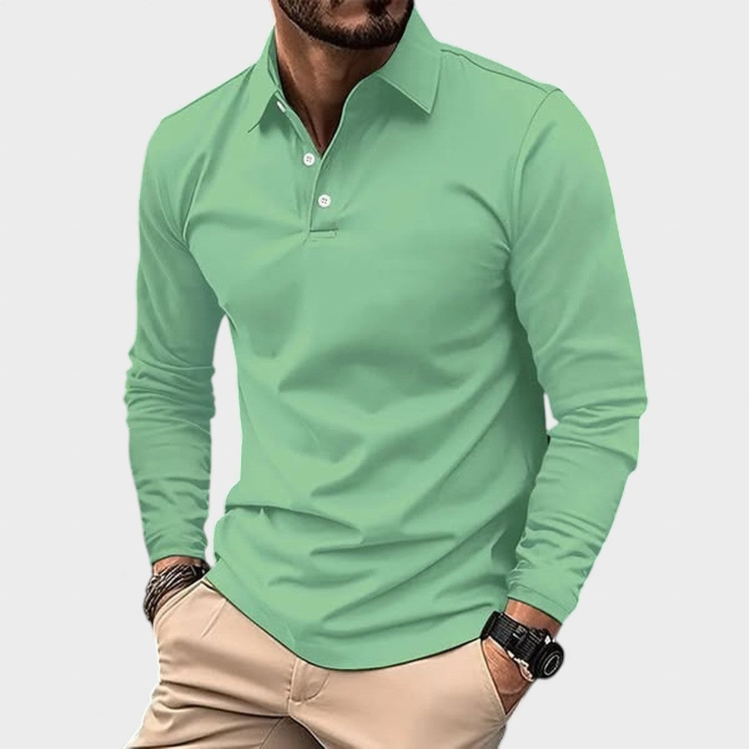 Guillermo™ | Polo Casual de Manga Larga