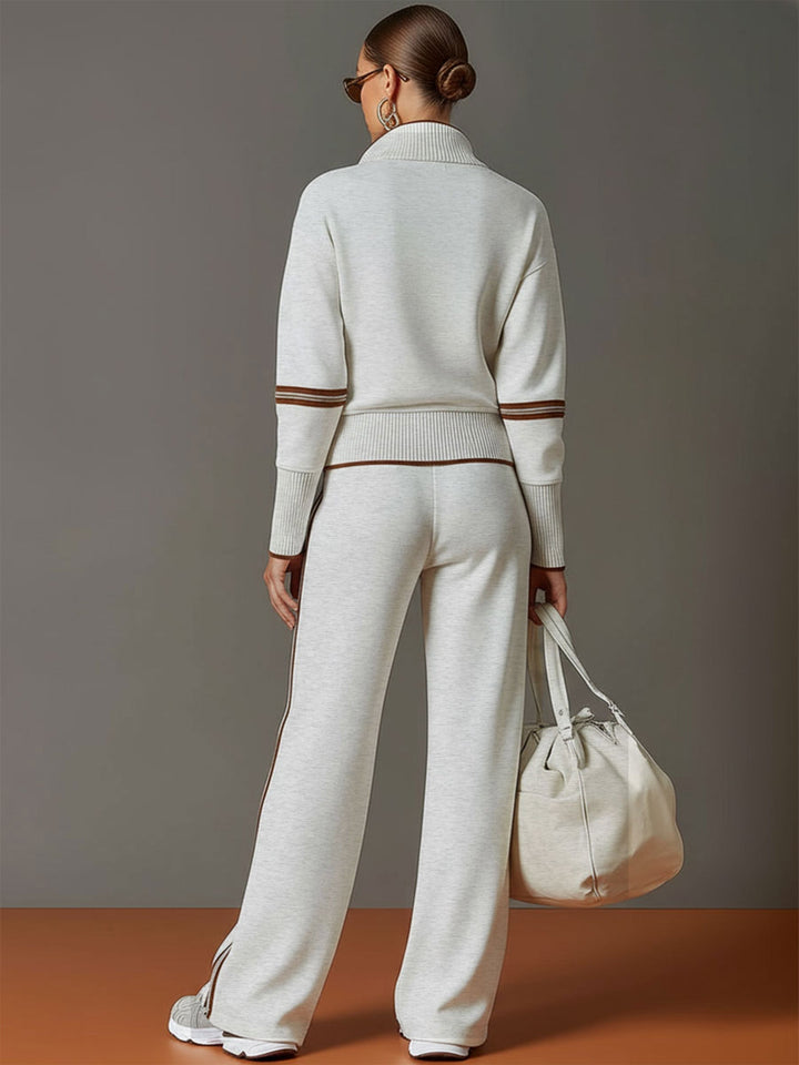 BLUSA Y PANTALÓN DE PIERNAS ANCHAS