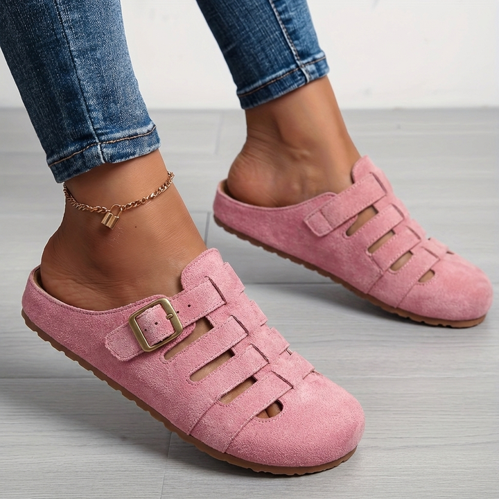 Natalia | Sandalias mule slip-on cómodas