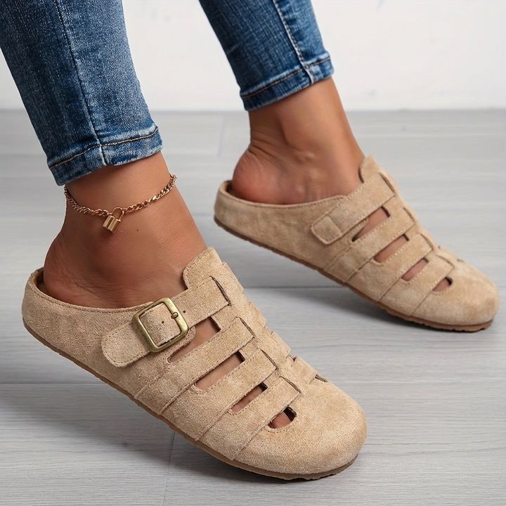 Natalia | Sandalias mule slip-on cómodas
