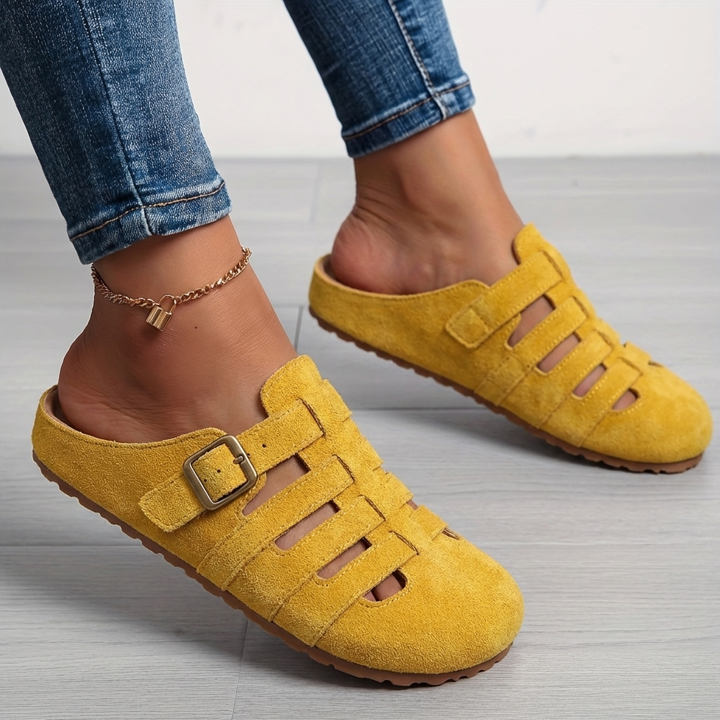 Natalia | Sandalias mule slip-on cómodas