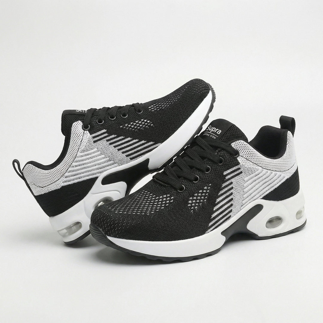 Zapatos Ortopédicos WalkMora - Blanco Negro