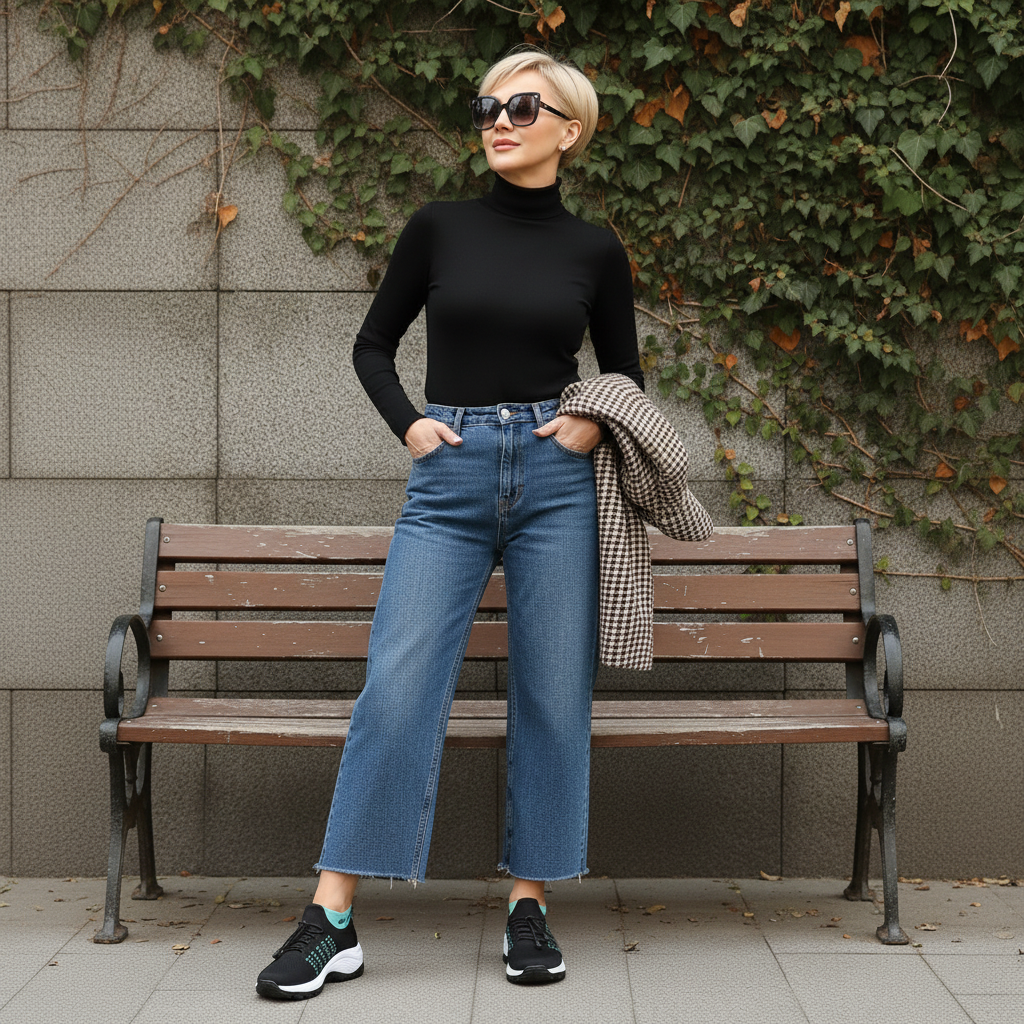 Ambulo Zapatos Ortopédicos de Tejido - Verde Negro