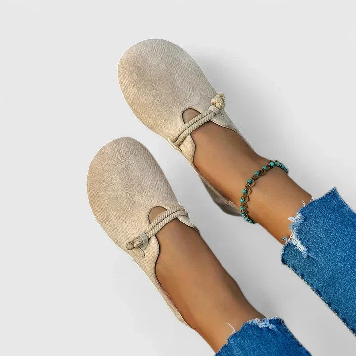 Claire™ | Mocasines cómodos con lazo
