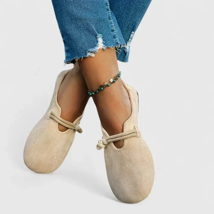 Claire™ | Mocasines cómodos con lazo