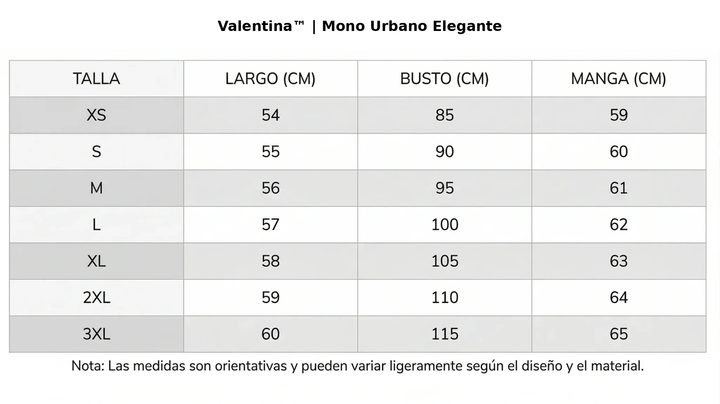 Valentina™ | Mono Urbano Elegante
